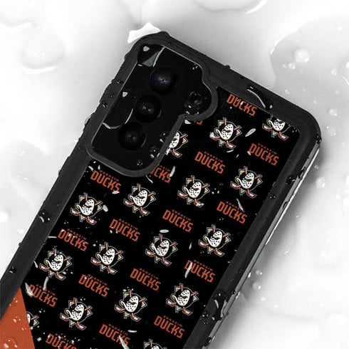 NHL Anaheim Ducks Pattern Galaxy S24 Plus Waterproof Case